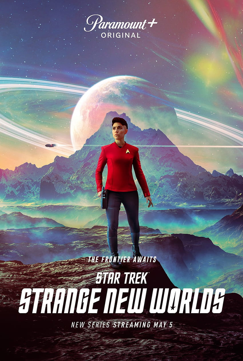 新しい「Star Trek: Strange New Worlds」のキャラクター ポスターをご覧ください – TrekMovie HD電話の壁紙