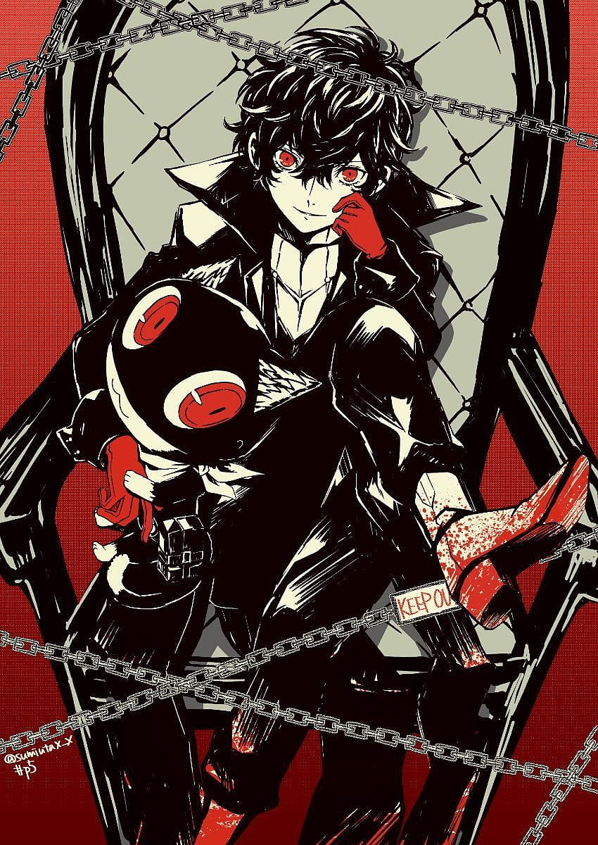 Persona 5 Anime Joker, ponsel goro akechi wallpaper ponsel HD
