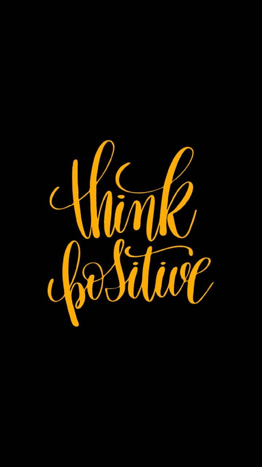 Think Positive by Mido_n wallpaper ponsel HD
