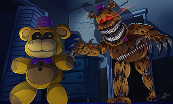 Report Abuse - Nightmare Fredbear. Full Size PNG HD wallpaper