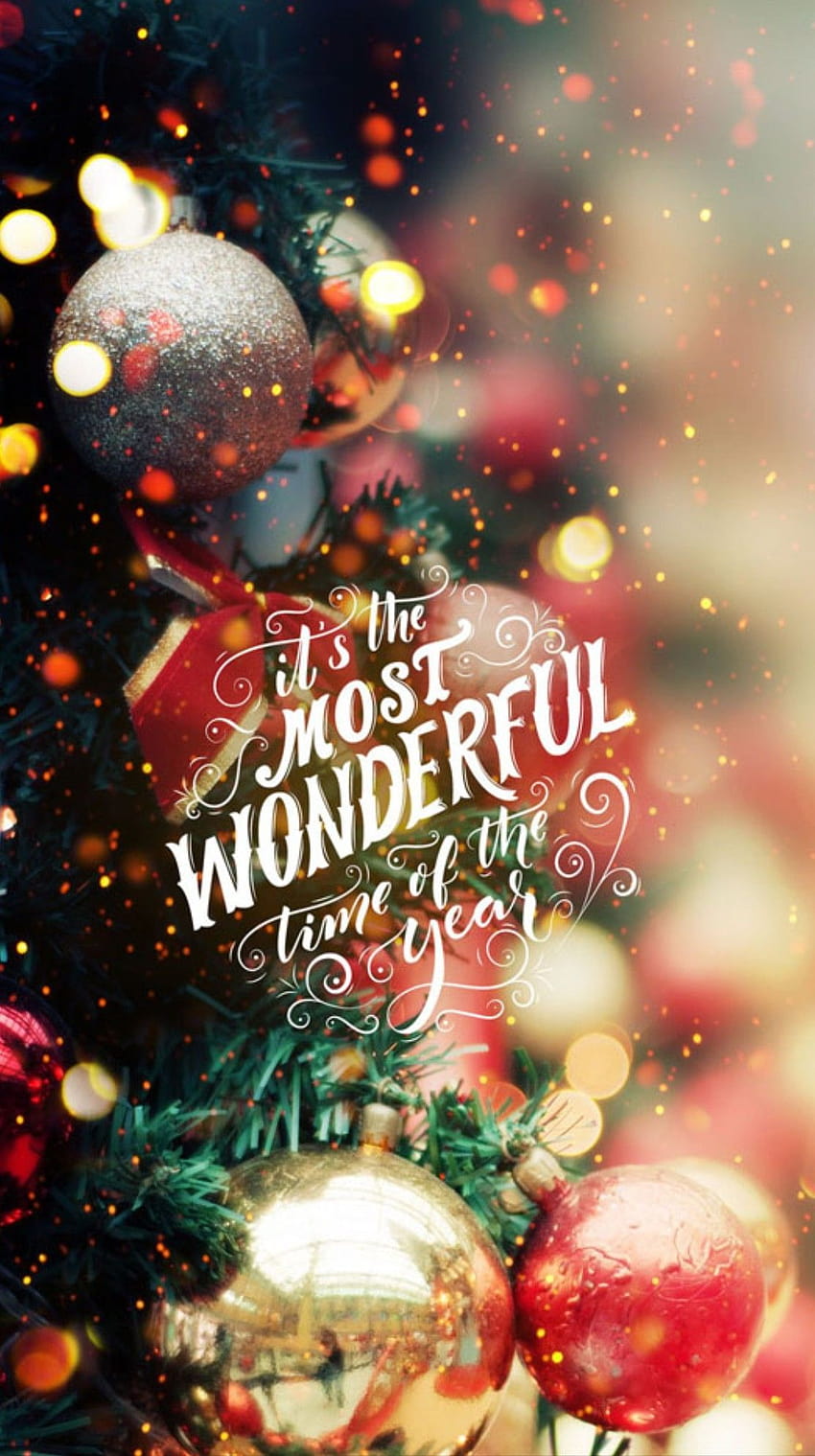 It's the Most Wonderful Time, its xmas day HD phone wallpaper