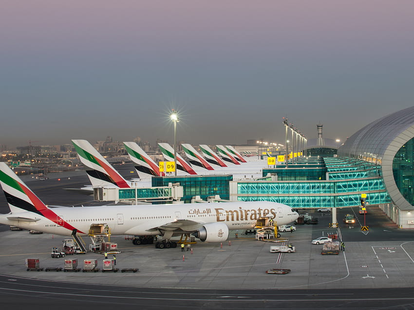 Dubai Airport, dubai international airport HD wallpaper