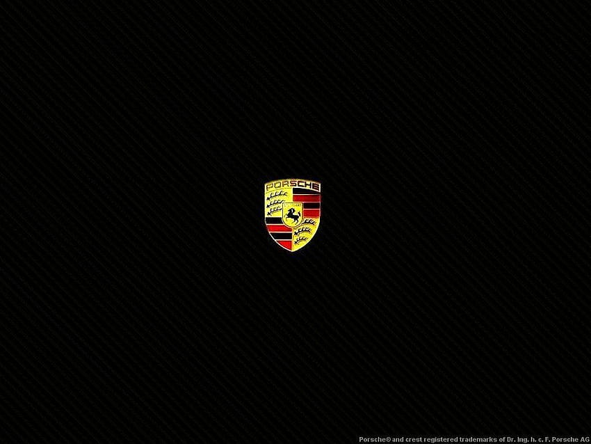 Porsche Crest, logo porsche Wallpaper HD