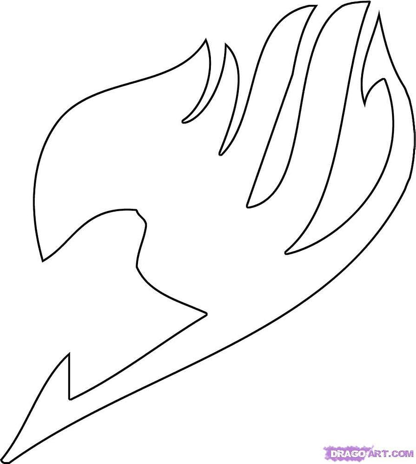Logotipo de Fairy Tail, zeichen de cola de hadas fondo de pantalla del teléfono