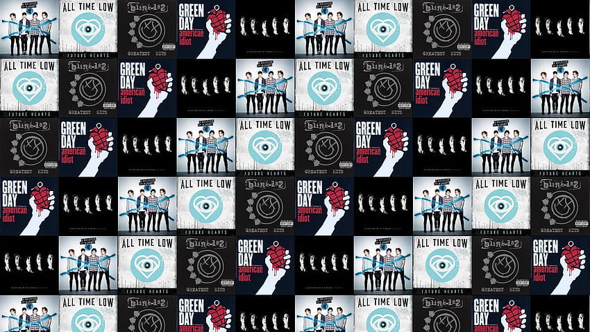 all time low « Tiled HD wallpaper