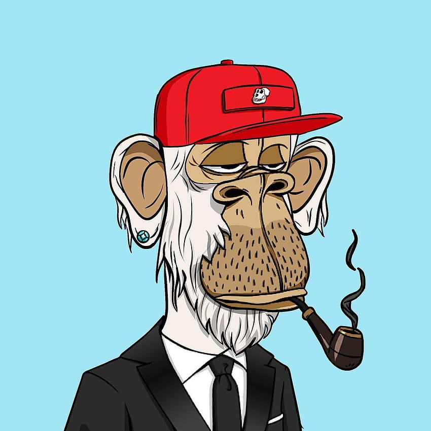 Przypnij im Grandpa Ape Yacht Club, ape nft Tapeta na telefon HD