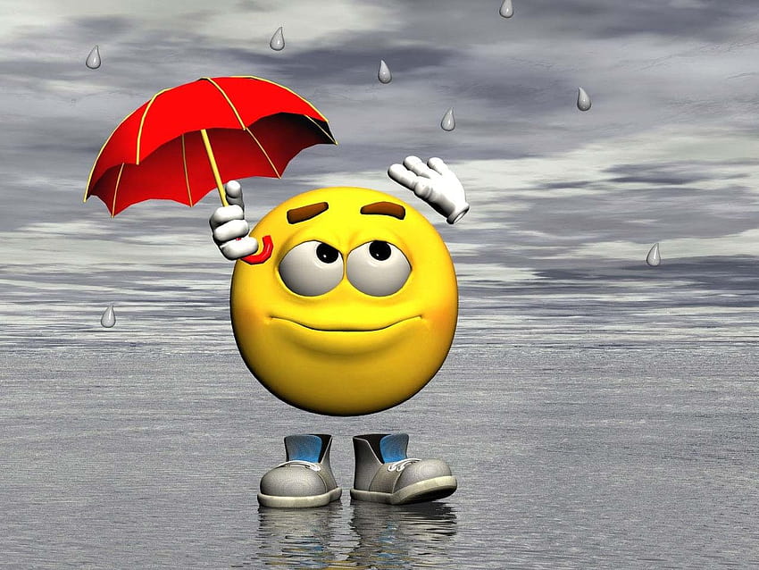 Klimaregelung – Beeinflusst das Wetter Ihre Stimmung?, grinsend und wütend HD-Hintergrundbild
