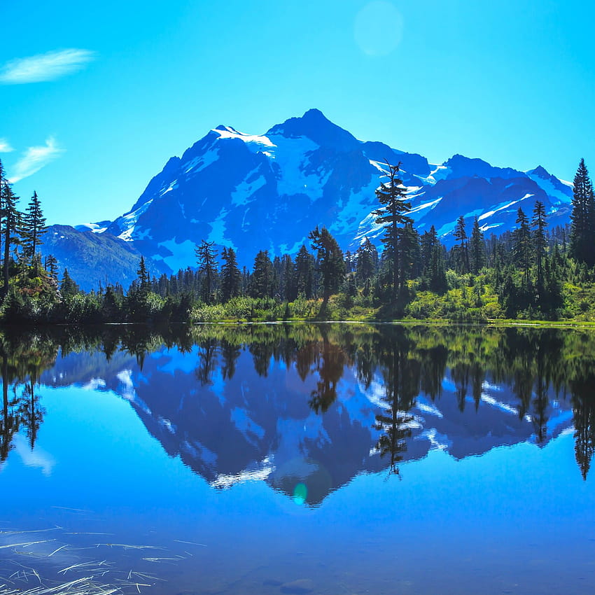 Mount Shuksan Landscape, 마운트 shuksan 워싱턴 HD 전화 배경 화면
