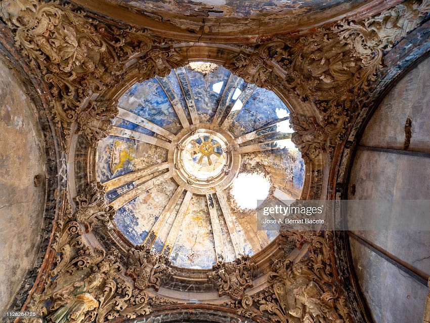 Ruins Of A Church Destroyed By War San Martin De Tours Church Belchite Province Of Saragossa Aragon Spain High HD wallpaper