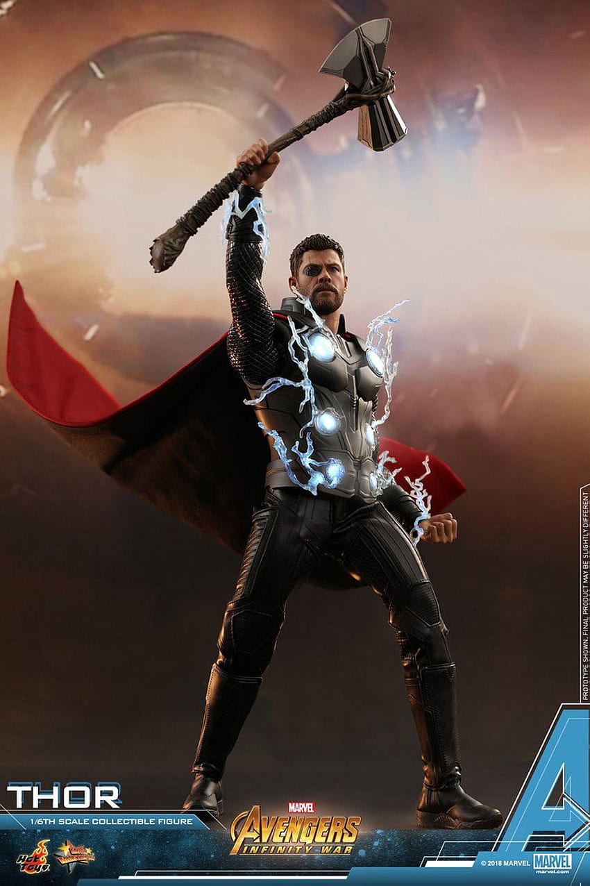 Teenage Groot and Thor Hot Toys from Infinity War Revealed, thor avengers infinity war HD phone wallpaper