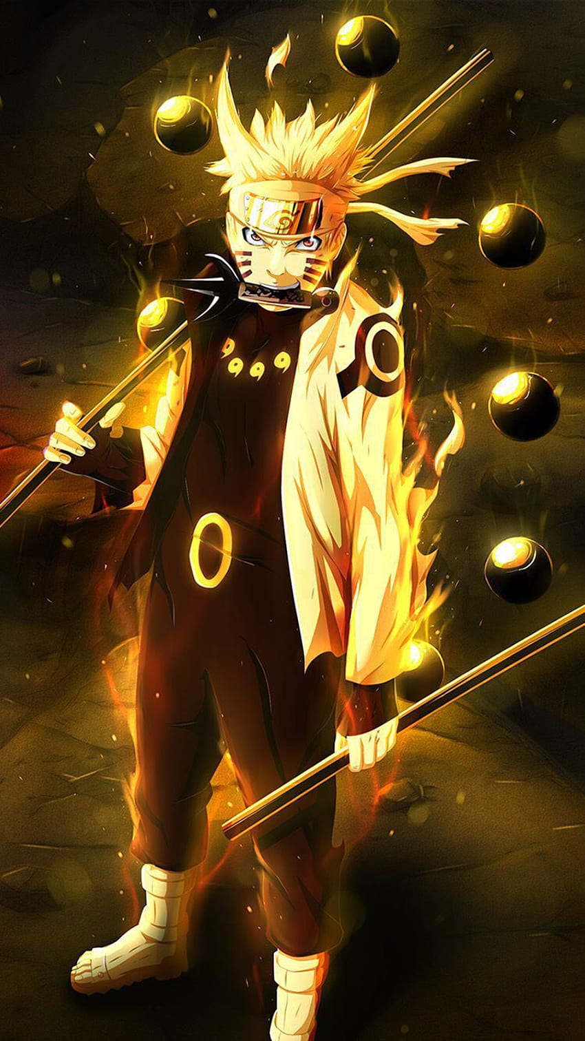 Naruto Chakra Mode, naruto god mode HD phone wallpaper