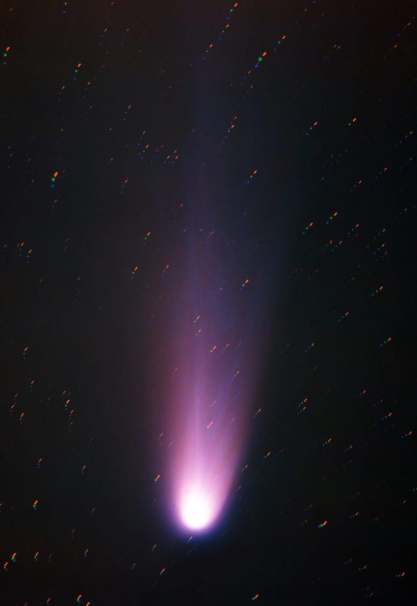 Comet Halley from La Silla in 1986, halleys comet HD phone wallpaper