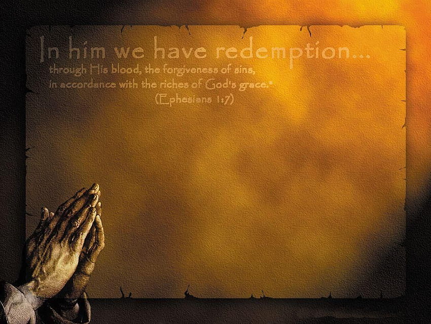 Doa Tangan dengan Salib Wallpaper HD