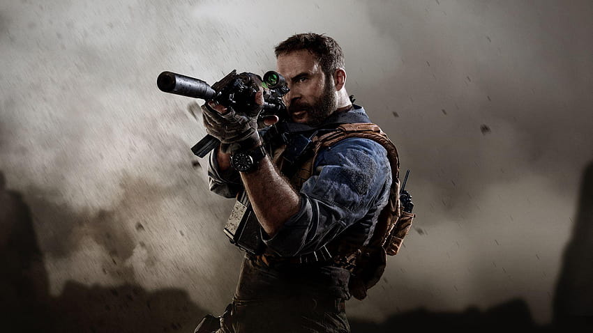 Captain Price und Soap werden nicht die einzigen bekannten Gesichter sein, die zurückkehren, der Geist von Call of Duty Modern Warfare 2019 HD-Hintergrundbild