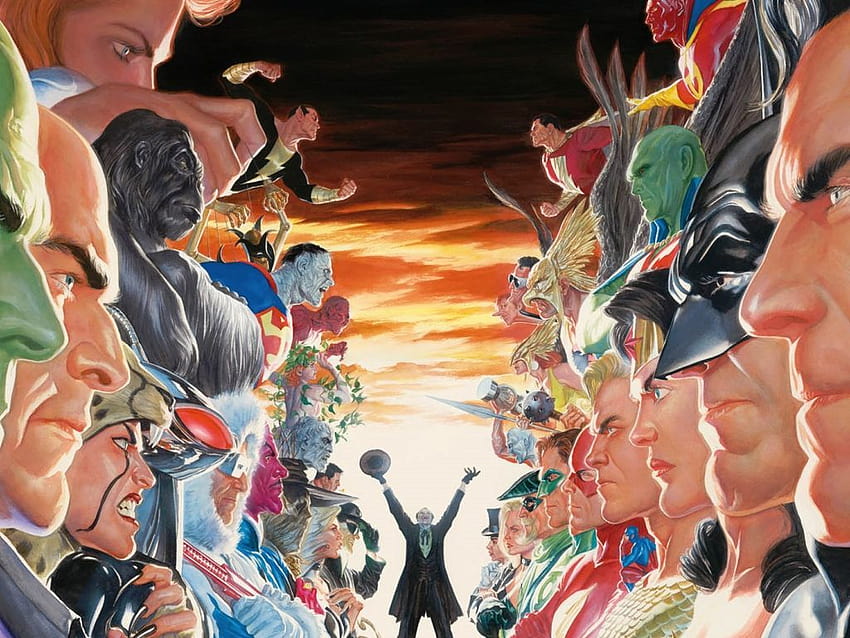 Absolute Justice //DC/Alex Ross/ コミック アート コミュニティ、alex ross catwoman 高画質の壁紙