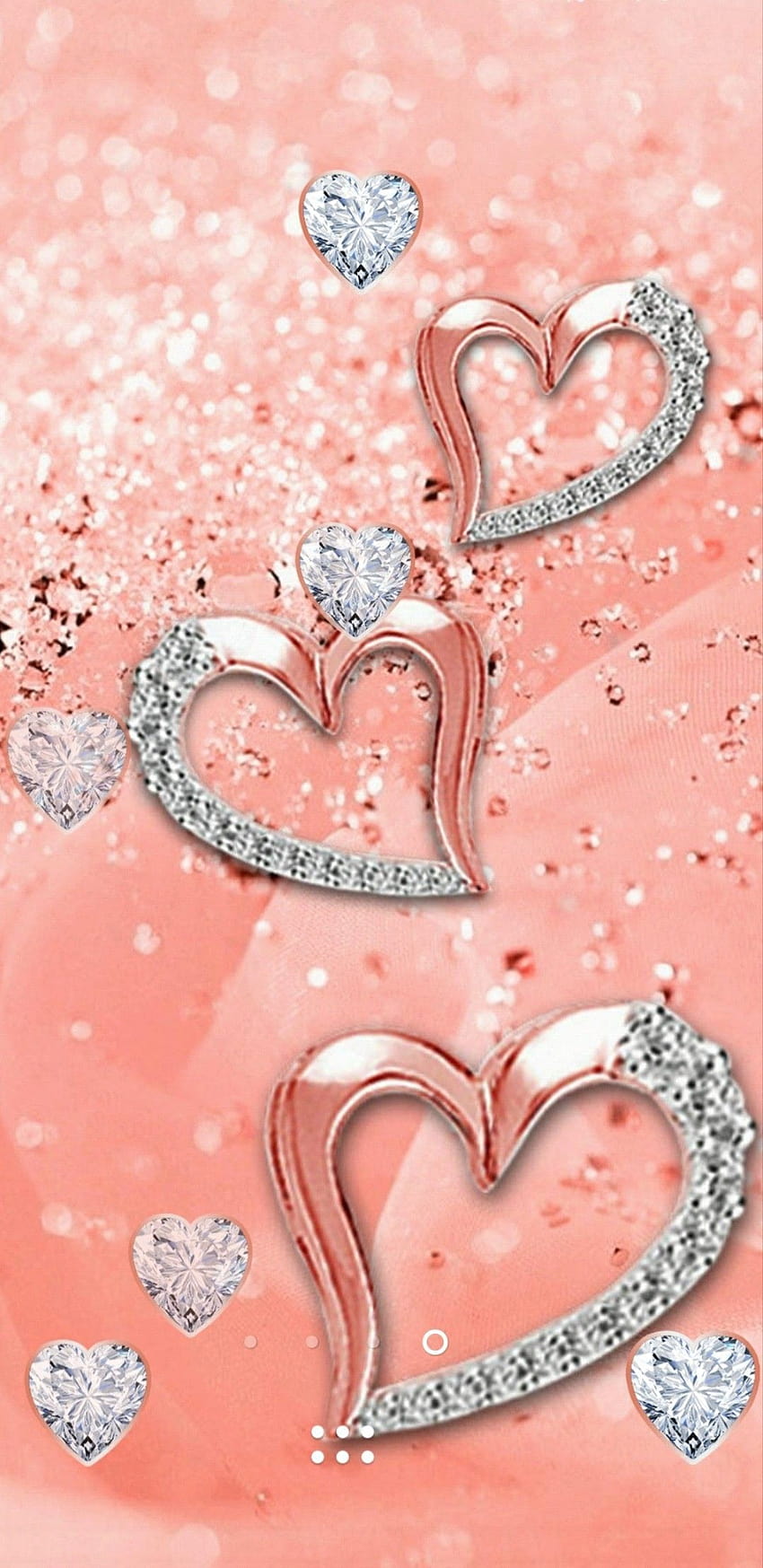 Rose Gold Lock Screen Diamond, rose gold diamond HD phone wallpaper