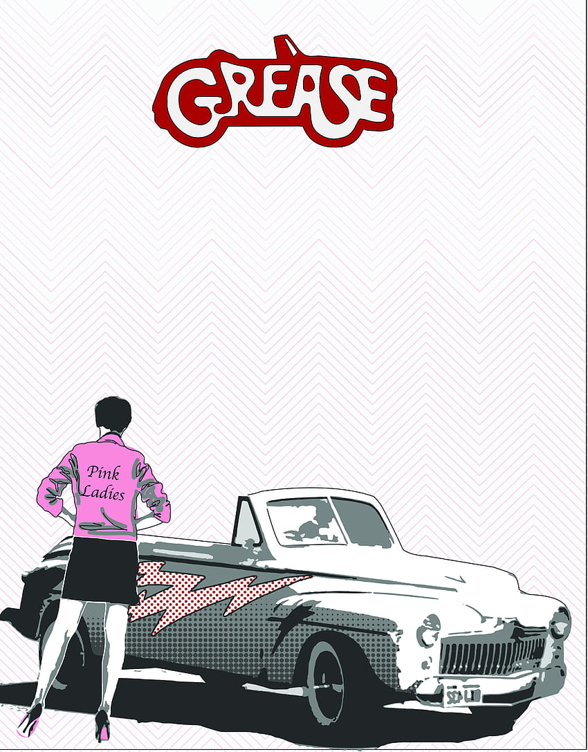 Grease Poster 3, pink ladies and t bird HD phone wallpaper | Pxfuel