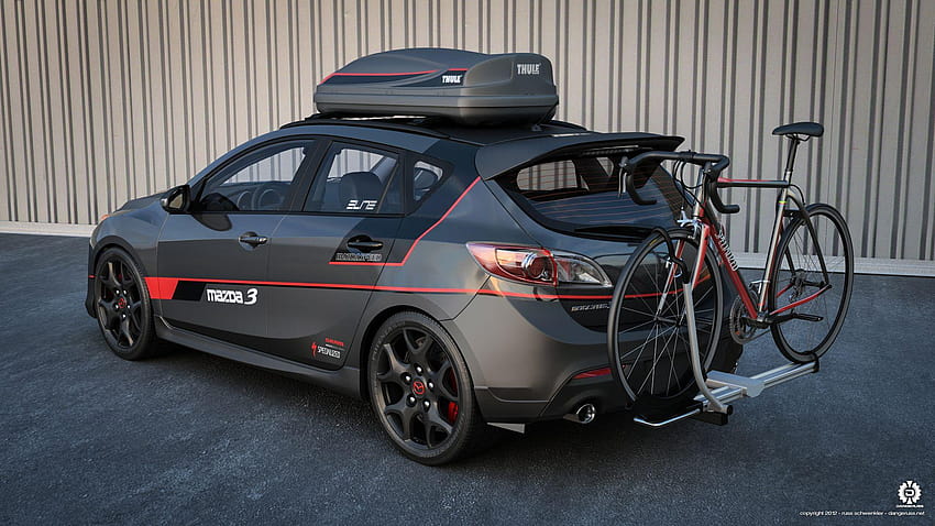Mazdaspeed 3, ready for the unexpected., mazda 3 2012 HD wallpaper