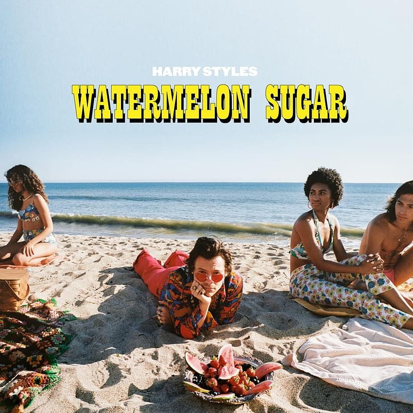 Harry Styles – Watermelon Sugar Şarkı Sözleri, karpuz şekeri yüksek albüm kapağı HD telefon duvar kağıdı