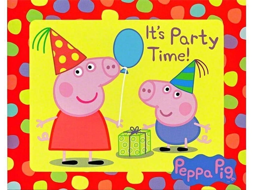 Peppa Pig Qualidade Peppa Pig, peppa pig birtay papel de parede HD