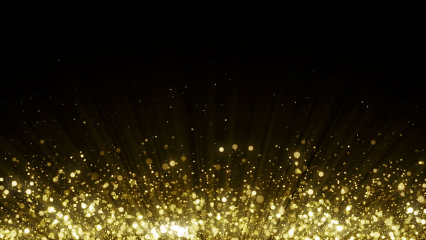 Particles Gold Glitter Bokeh Award Dust Abstract Backgrounds Loop 27 พื้นหลังแวววาวสีทอง วอลล์เปเปอร์ HD
