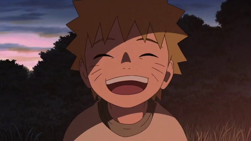 Przypnij do anime, uśmiechnięte dziecko Naruto Tapeta HD