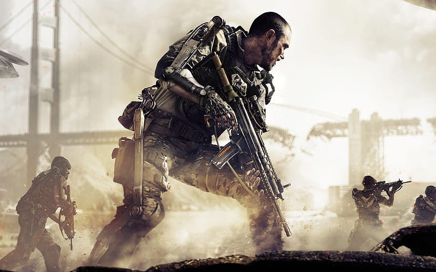 Guerra avanzada de Call of Duty fondo de pantalla