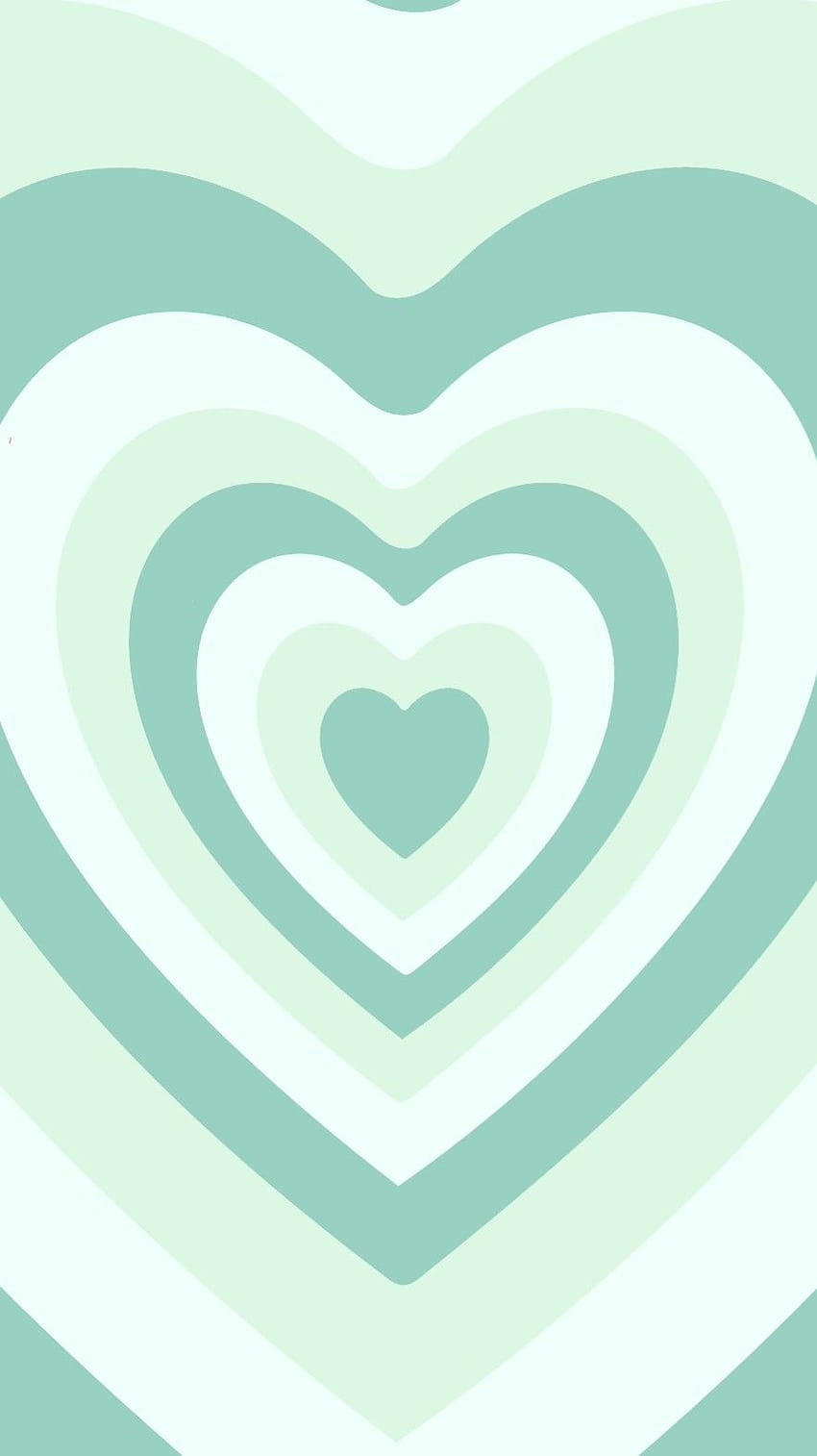 Y powerpuff girls sage green hearts естетичен телефон през 2021 г HD тапет за телефон