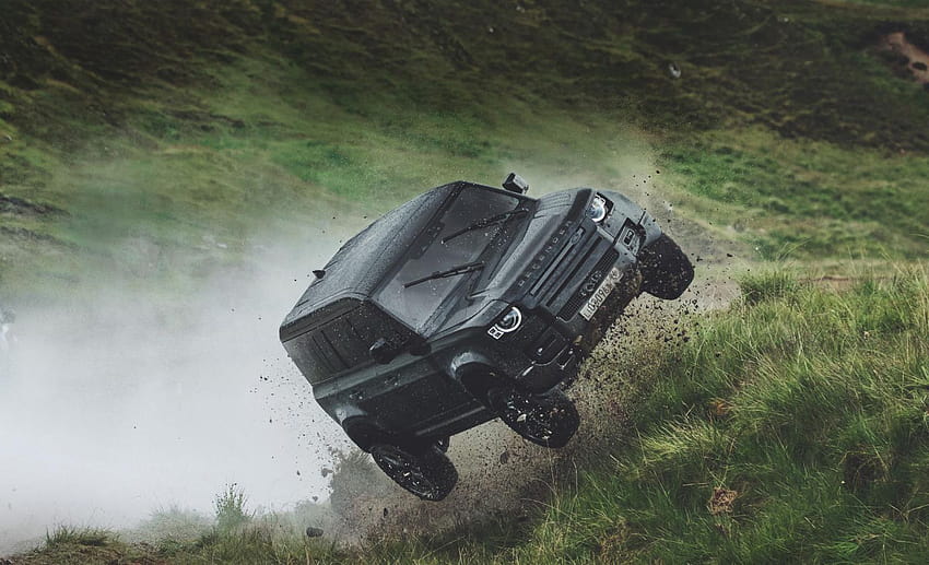 Land Rover dimostra la robustezza del nuovo Defender su James Bond, Land Rover Defender 2020 Sfondo HD