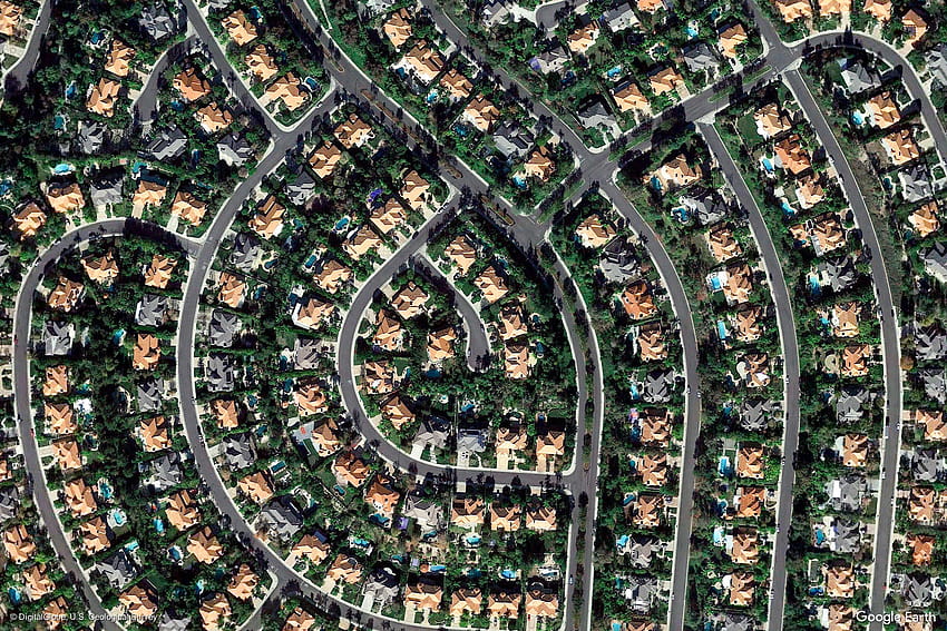 Calabasas, Stany Zjednoczone – Earth View od Google Tapeta HD