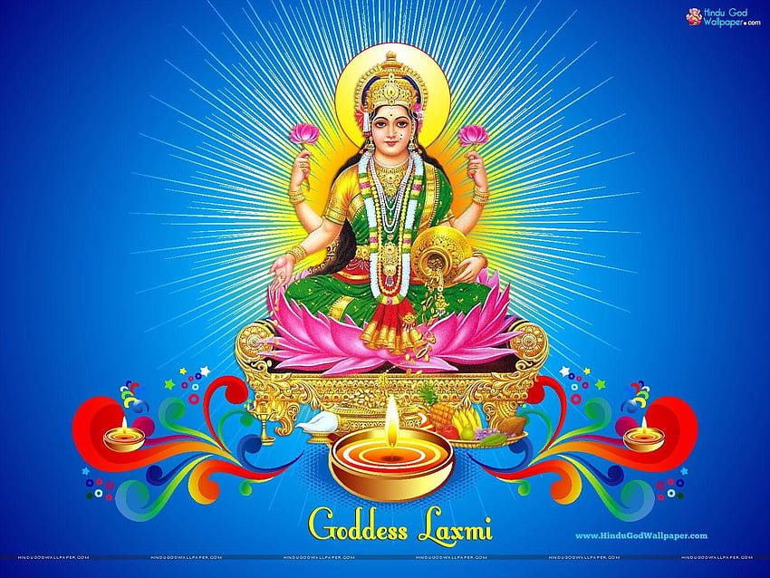 Ganesh Laxmi Voll, Gott Lakshmi HD-Hintergrundbild