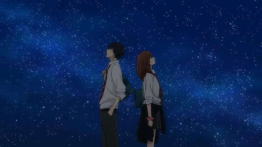 Ao Haru Ride 25, corsa primaverile blu Sfondo HD