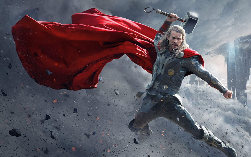 2013 Thor The Dark World, thor 3d HD тапет