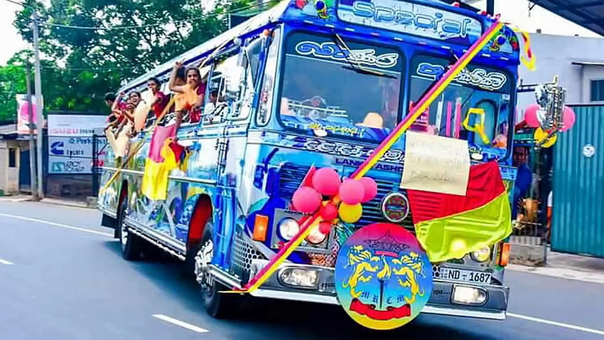 Dam rajini bus challenge, sri lanka bus Wallpaper HD