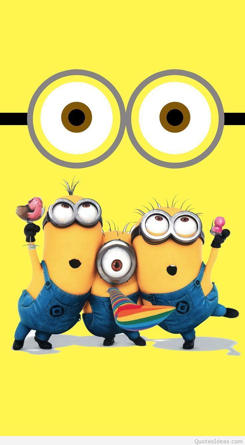 Minions mobile android lucu, hp wallpaper ponsel HD