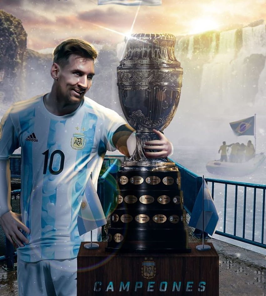 Hãy cùng chúc mừng đội tuyển Argentina đã đăng quang tại giải đấu Copa America! Với Lionel Messi, ngôi sao sáng nhất của đội tuyển, các cầu thủ đã chơi rất nỗ lực và đánh bại được các đối thủ mạnh mẽ để giành lấy chiếc cúp danh giá này. Nhấn vào hình ảnh để xem hình nền về chức vô địch của đội tuyển Argentina.