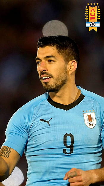 Download Uruguay Luis Suárez Blue Jersey Wallpaper