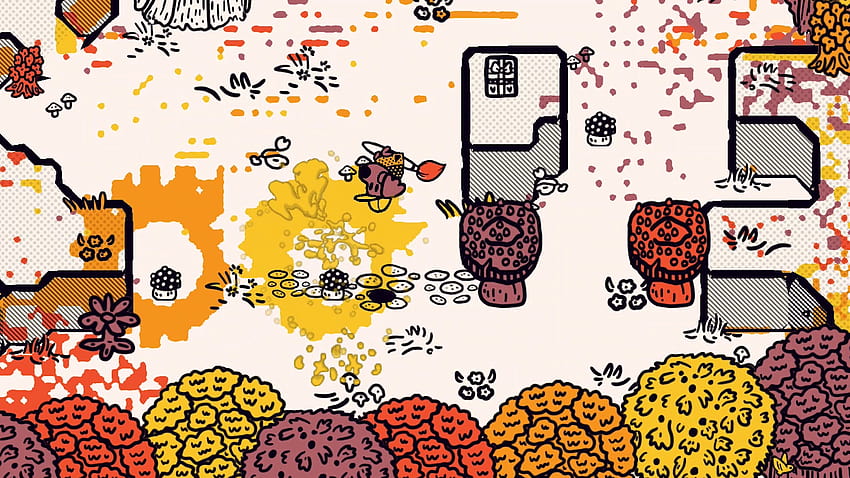 Chicory: A Colorful Tale Review, achicoria, un cuento colorido fondo de pantalla