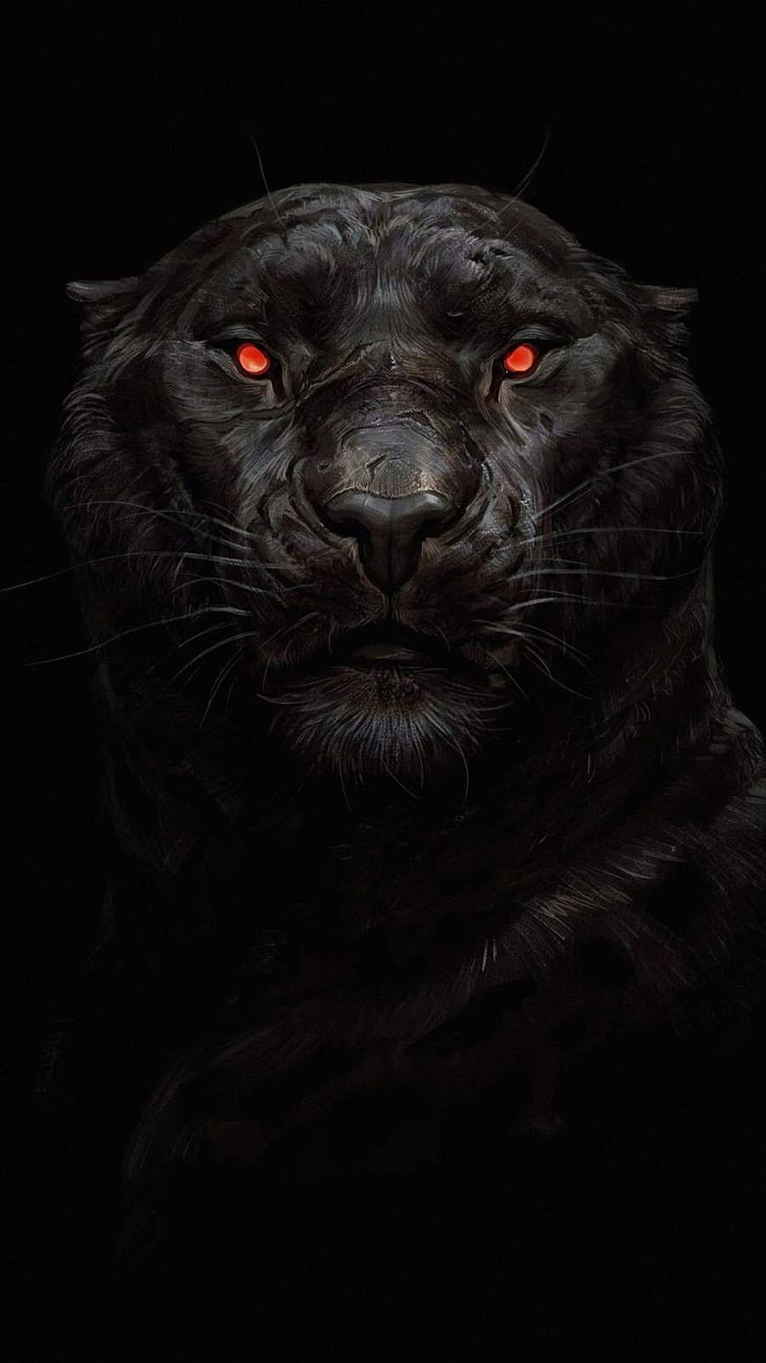 Black Panther Glowing Eye iPhone, october animal HD phone wallpaper | Pxfuel