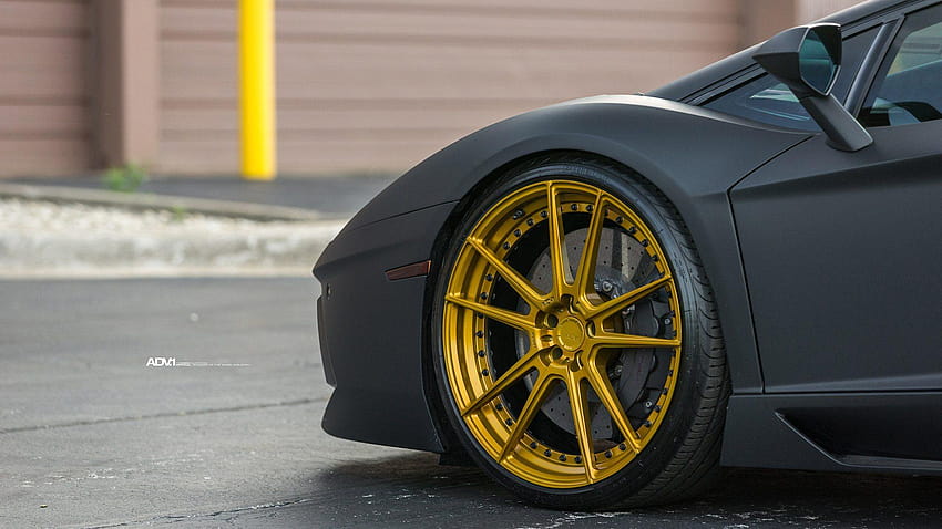 Matte Black Supercars, black and gold cars HD wallpaper | Pxfuel