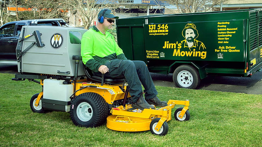 Jim's Mowing Logo: Gallery HD wallpaper