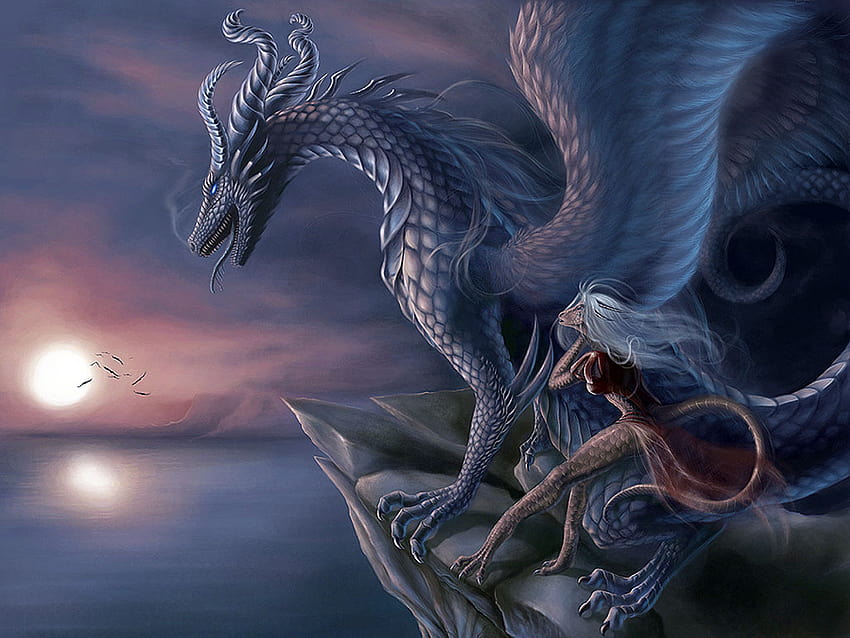 dragón azul fantasía épica animal mito Dragón [1024x768] para su, móvil y tableta, dragón mítico fondo de pantalla