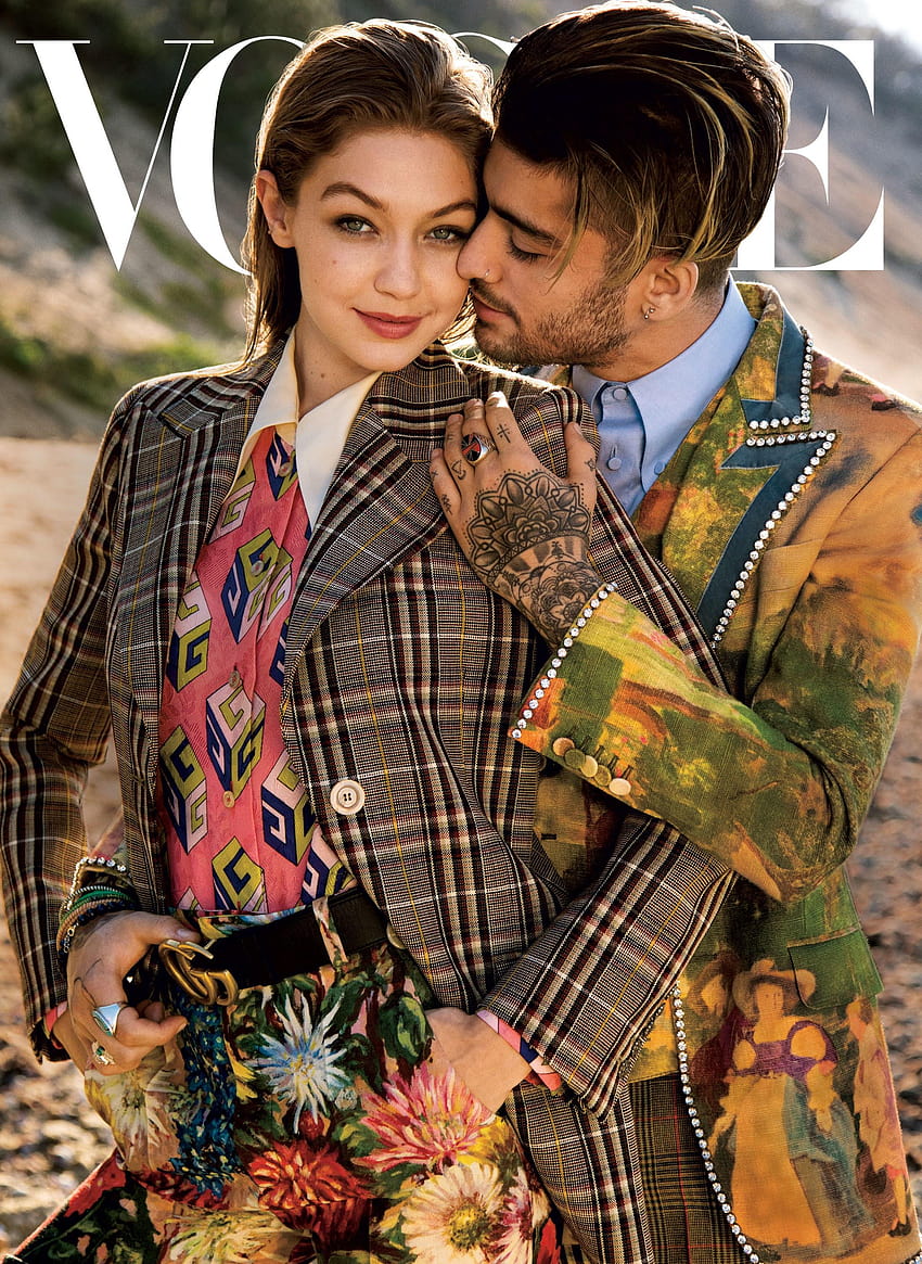 Gigi Hadid, Zayn Malik Stun na okładce „Vogue”:, Gigi Hadid i Zayn Malik Tapeta na telefon HD