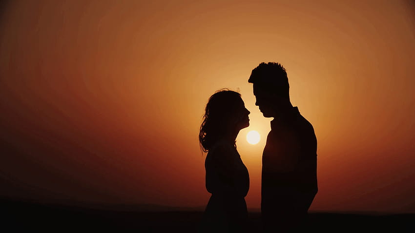 Sunset Love Silhouette Love Couple Silhouette Sunset Hd Wallpaper Pxfuel