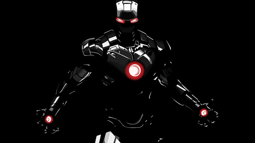 Homem de Ferro Negro, Super-heróis, Planos de fundo e, super-herói sombrio papel de parede HD