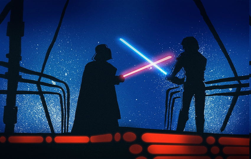 Guerra nas Estrelas Luke Skywalker Vs Darth Vader, guerra nas estrelas o império contra-ataca luke skywalker vs darth vader papel de parede HD