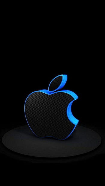 Blue 3d apple logo HD wallpapers | Pxfuel