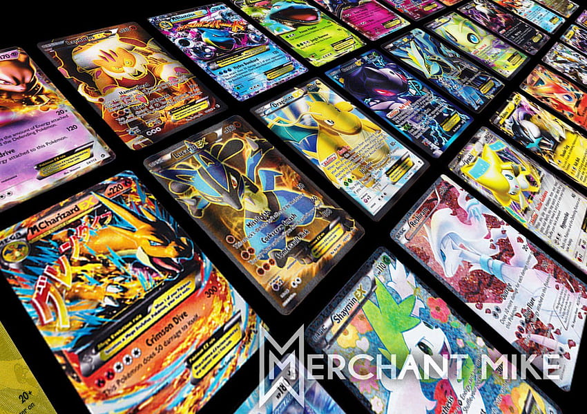 Amazing 30 Pokemon Card Lot w/ 3 Ultra Rares, Full arts, EX, Gigantimax, GX, or Megas! HD wallpaper