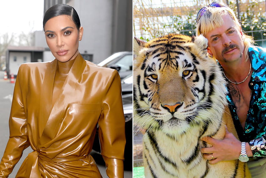 Kim Kardashian West Praises Netflix's Tiger King HD wallpaper