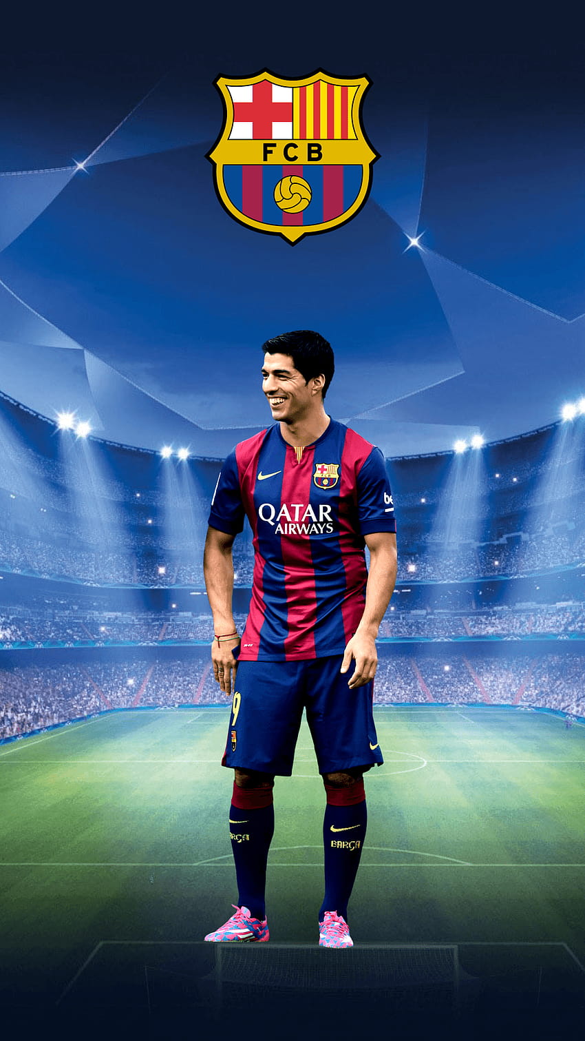 2016 Luis Suarez FC Barcelona iPhone HD phone wallpaper